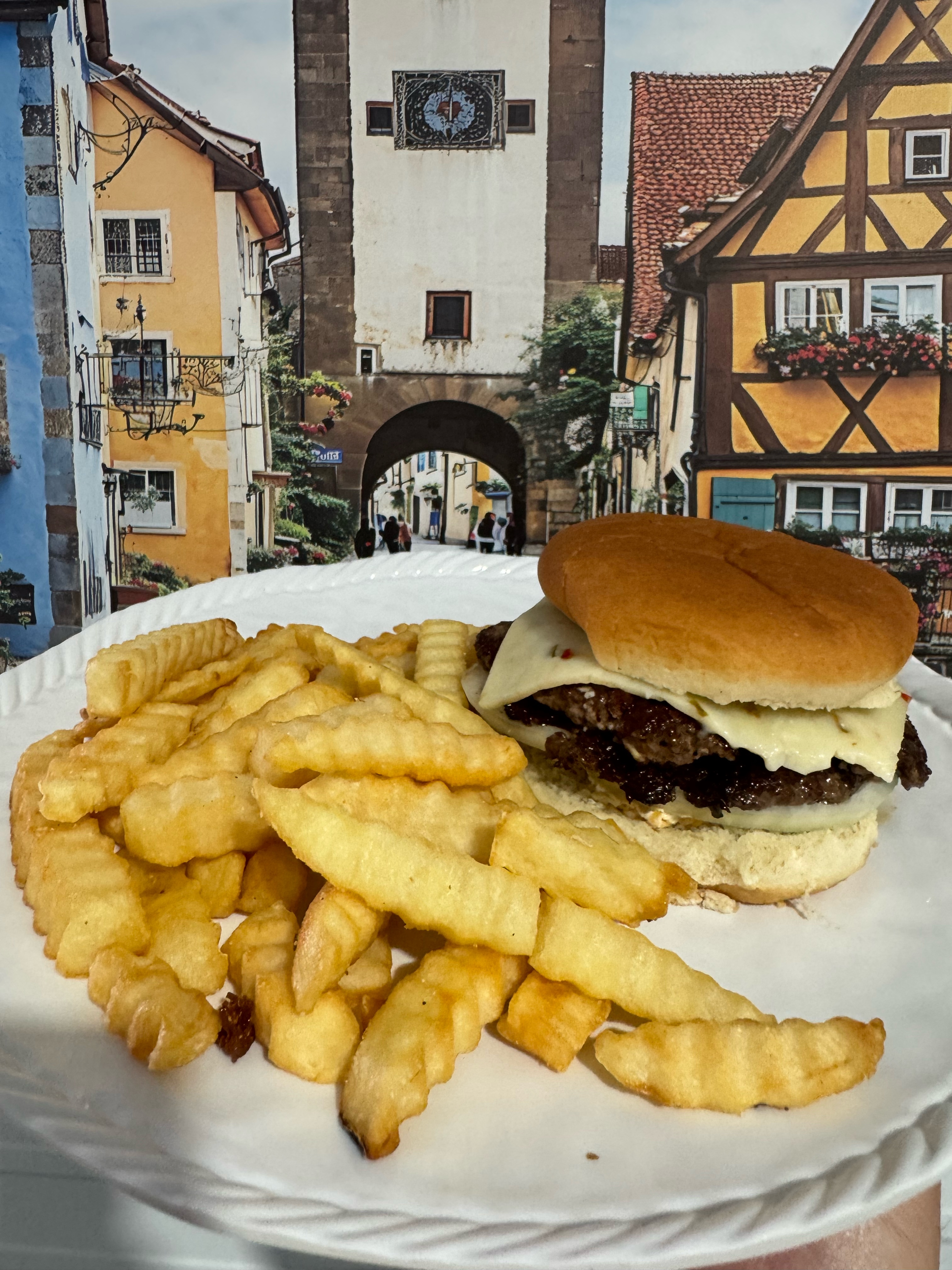 Double cheeseburger